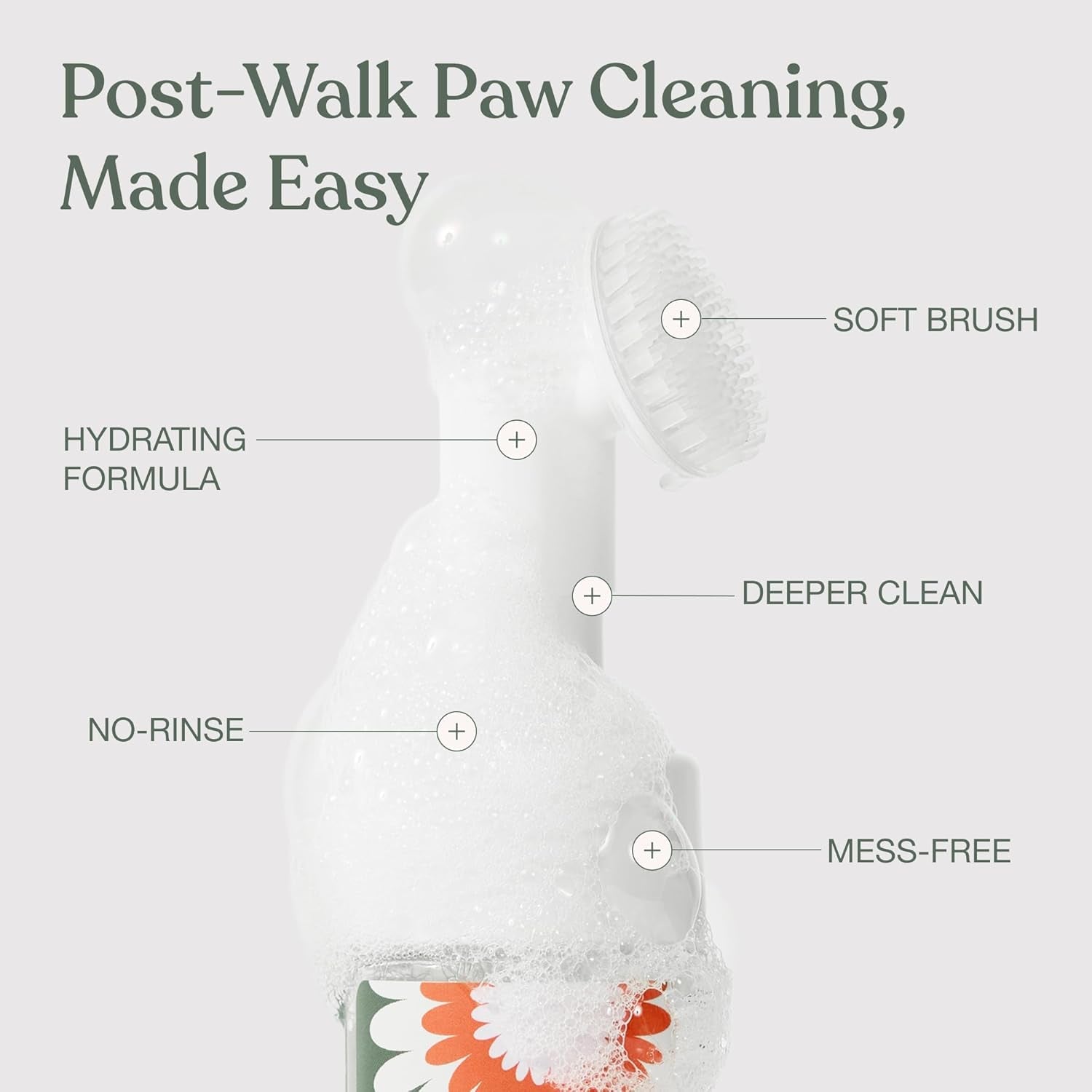 dog-paw-cleaner-clean-paws-no-rinse-foam-cleaner-with-brush-5-fl-oz-dandylion-dog-paw-washer-fragrance-free-ph-balanced-waterless-foaming-washer-with-silicone-brush-pet-cleaning-supplies