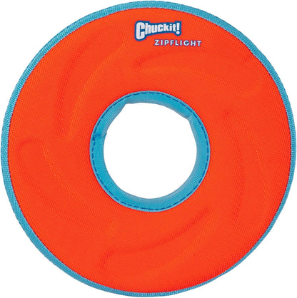 Chuckit! Zipflight Flying Disc Dog Toy, Small (6"), Green and Light Blue1
