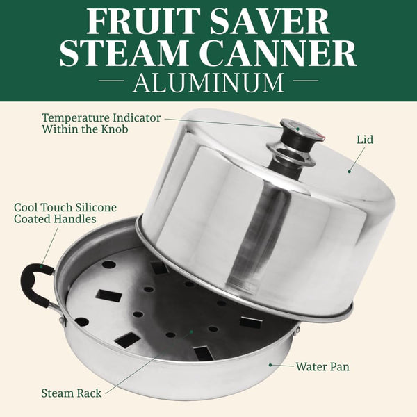 Steam Canner with Temperature Indicator (Aluminum Steam Canner)2