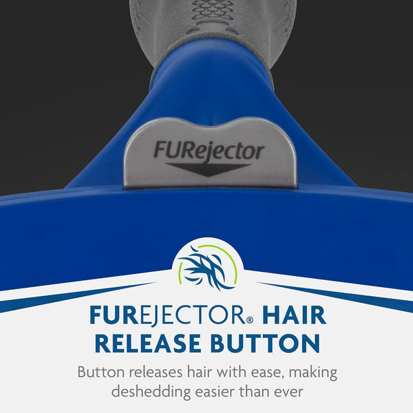 Furminator Large Dog Undercoat Deshedding Tool for Short Hair | Reduces Loose Hair from Shedding, Easy Clean-Up, for Dogs over 50 Lbs, Use Weekly, Ergonomic Handle for Comfort7
