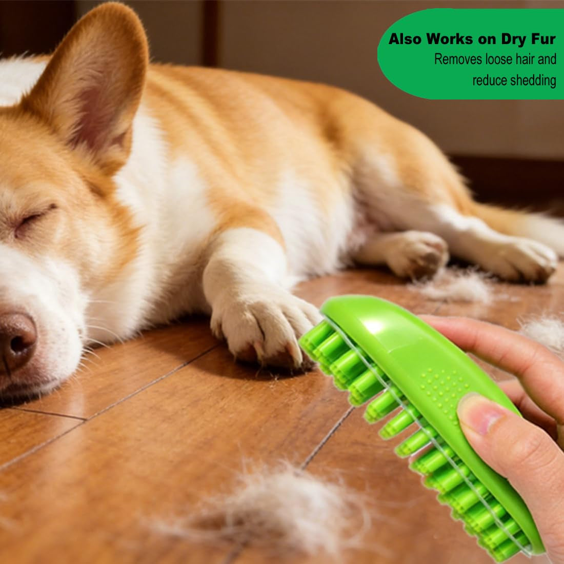 rubber-curry-brush-for-short-haired-dogs-gentle-curry-comb-dog-brush-with-removable-screen-use-wet-as-bath-scrubber-or-dry-for-grooming-loose-hair