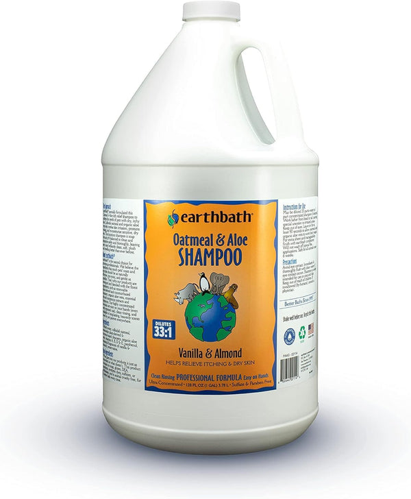Earthbath Oatmeal & Aloe Dog Shampoo, Itchy, Dog Wash, 16 Oz (1 Pack) | Oatmeal Shampoo for Dogs, Dry Skin Relief, Made in USA, Cruelty Free Pet Shampoos - Vanilla & Almond12