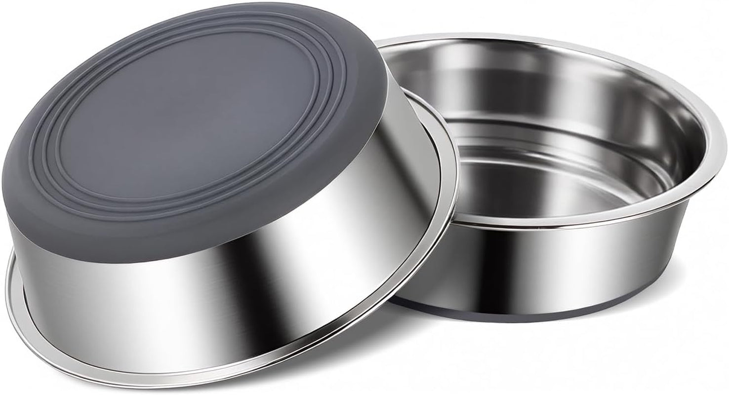 dog-bowls-durable-non-slip-stainless-steel-dog-bowls-2-pack-holds-3-cups-basic-bowls-for-dogs-with-rubber-base-for-dry-food-wet-food-and-water