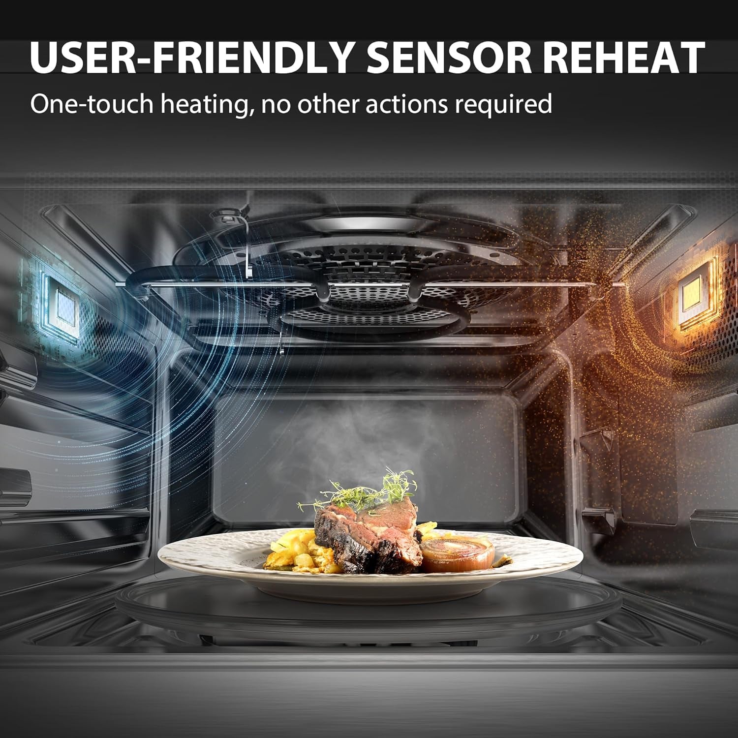 optichef-pro-max-air-fryer-combo-microwave-oven-1-3-cu-ft-1100w-2-4-inch-color-screen-origin-inverter-technology-smart-microwave-sensor-compatible-with-alexa-countertop-silver