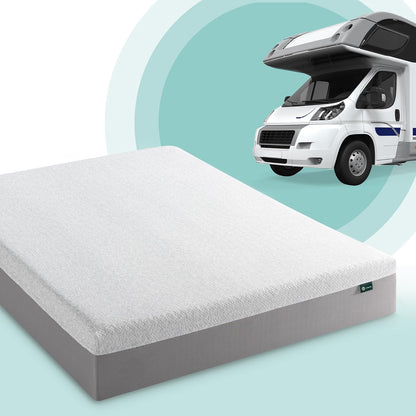 Zinus 8 Inch Short Queen Ultima RV Memory Foam Mattress, Medium Firm Feel | Fiberglass Free, Breathable Airflow Memory Foam, Certipur-Us & OEKO-TEX Certified Safe Materials, Mattress in a Box3