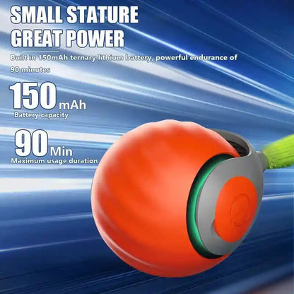 Silent Paws Interactive Cat Toys Ball,2 Packs and 4 Tails | Cat Toys for Indoor Cats - Automatic Cat Toys for Bored Indoor Adult Cats6