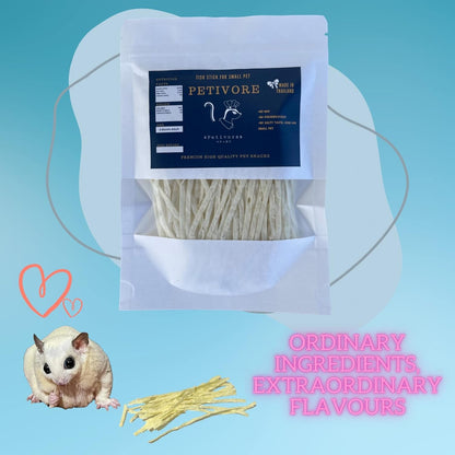 Premium Fish Stick for Sugar Glider and Small Exotic Pet - Made from Real Fish - Hamster, Squirrel, Chinchillas, Marmoset - Favorite Treats, Snacks and Food (35G)6
