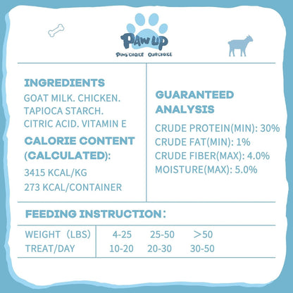 PAWUP Freeze Dried Dog Treats, Goat Milk Yogurt Flavor, 2.8 Oz | Gentle Goat Milk Dog Snacks, for Sensitive Stomachs, for Puppies9