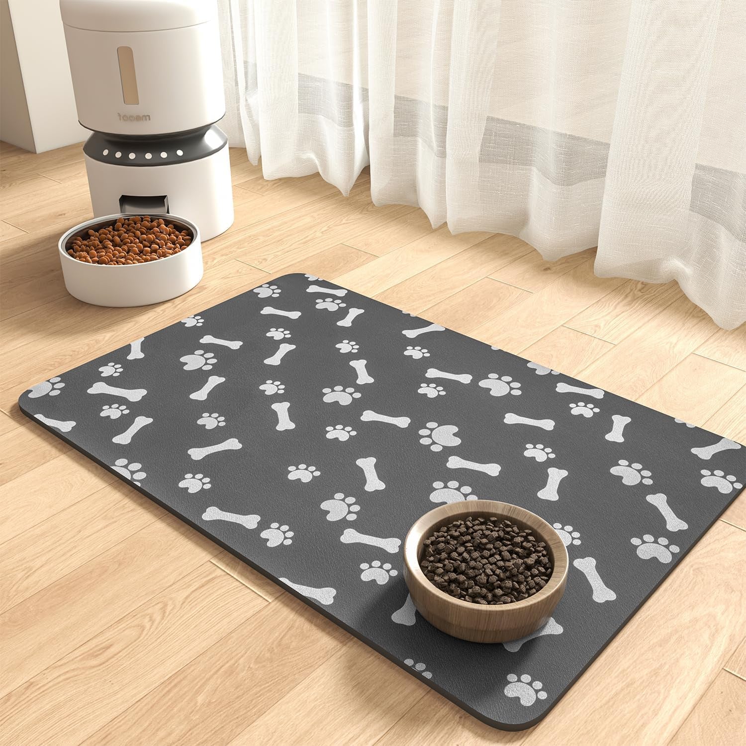 montvoo-absorbent-pet-feeding-mat-no-stains-pet-mat-for-food-and-water-bowl-quick-dry-cat-dog-food-mat-water-dispenser-mat-pet-supplies-mat-dog-water-bowl-mat-for-messy-drinker-darkgrey-12x19