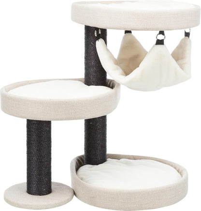 Trixie Fonda Cat Scratching Post 39 Inch - Cat Scratcher with Soft Fabric Covering Base and Durable Sisal Rope - for Large Cats with Condo Base and Platform - in Gray7