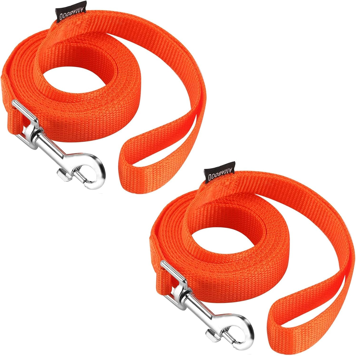 amagood-6-ft-puppy-leash-strong-traditional-style-with-easy-to-use-collar-hook-great-for-small-medium-and-large-dogs-5-8in-x-6-ft-purple