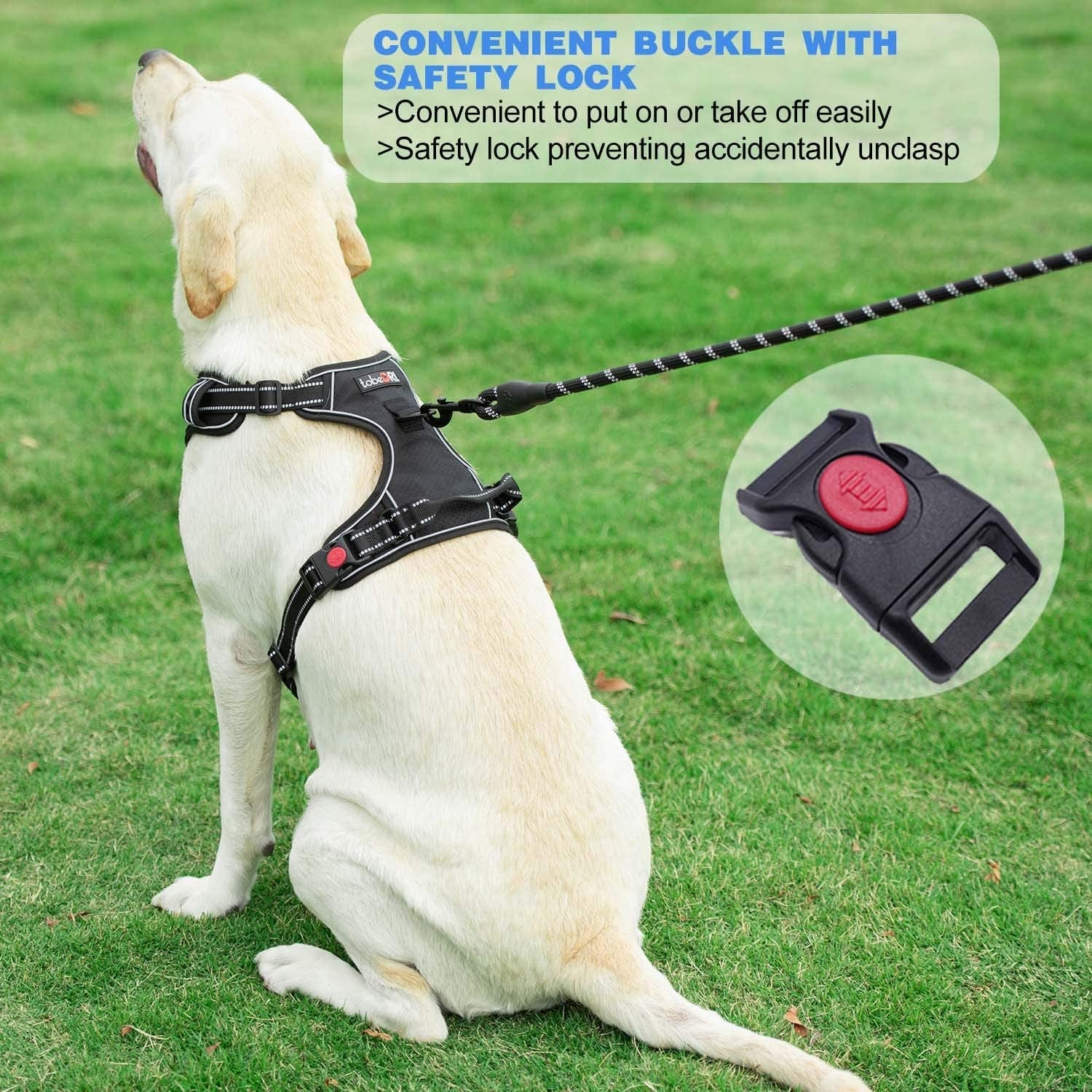 tobedri-no-pull-dog-harness-adjustable-reflective-oxford-easy-control-medium-large-dog-harness-with-a-free-heavy-duty-5ft-dog-leash-blue-m