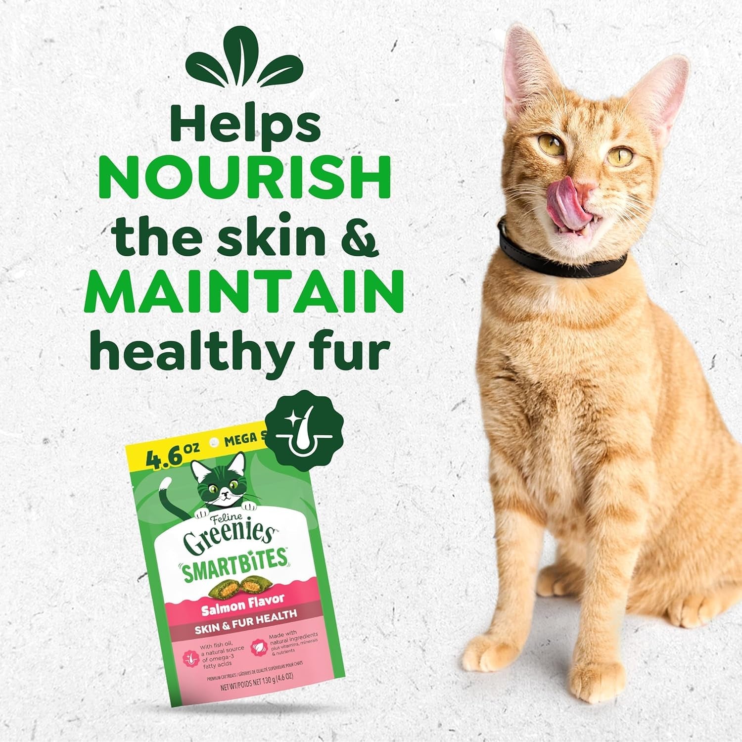 greenies-feline-smartbites-skin-fur-health-cat-treats-salmon-4-6-oz-fish-oil-flaxseed-omega-3s-no-artificial-flavors-or-preservatives-under-2-calories-per-treat-crunchy-soft