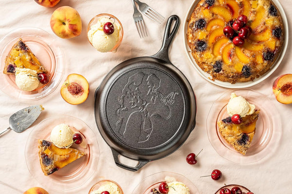 Dolly Parton Pre-Seasoned Cast Iron Skillet, 10.25 Inches | Dolly Parton Edition, Signature Handle Cast Iron Skillet for Oven, Stove, Grill or Campfire, Made in USA6