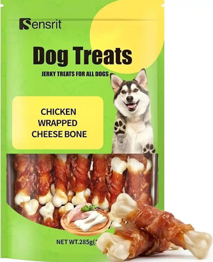 Duck Meat Wrapped Sweet Potato Dog Treats - 10 Oz (285G) Natural Jerky, Hypoallergenic for Sensitive Stomachs, Fiber-Rich, Healthy Snacks for Dogs10