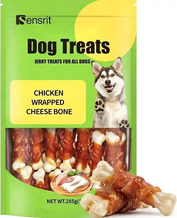 Duck Meat Wrapped Sweet Potato Dog Treats - 10 Oz (285G) Natural Jerky, Hypoallergenic for Sensitive Stomachs, Fiber-Rich, Healthy Snacks for Dogs10