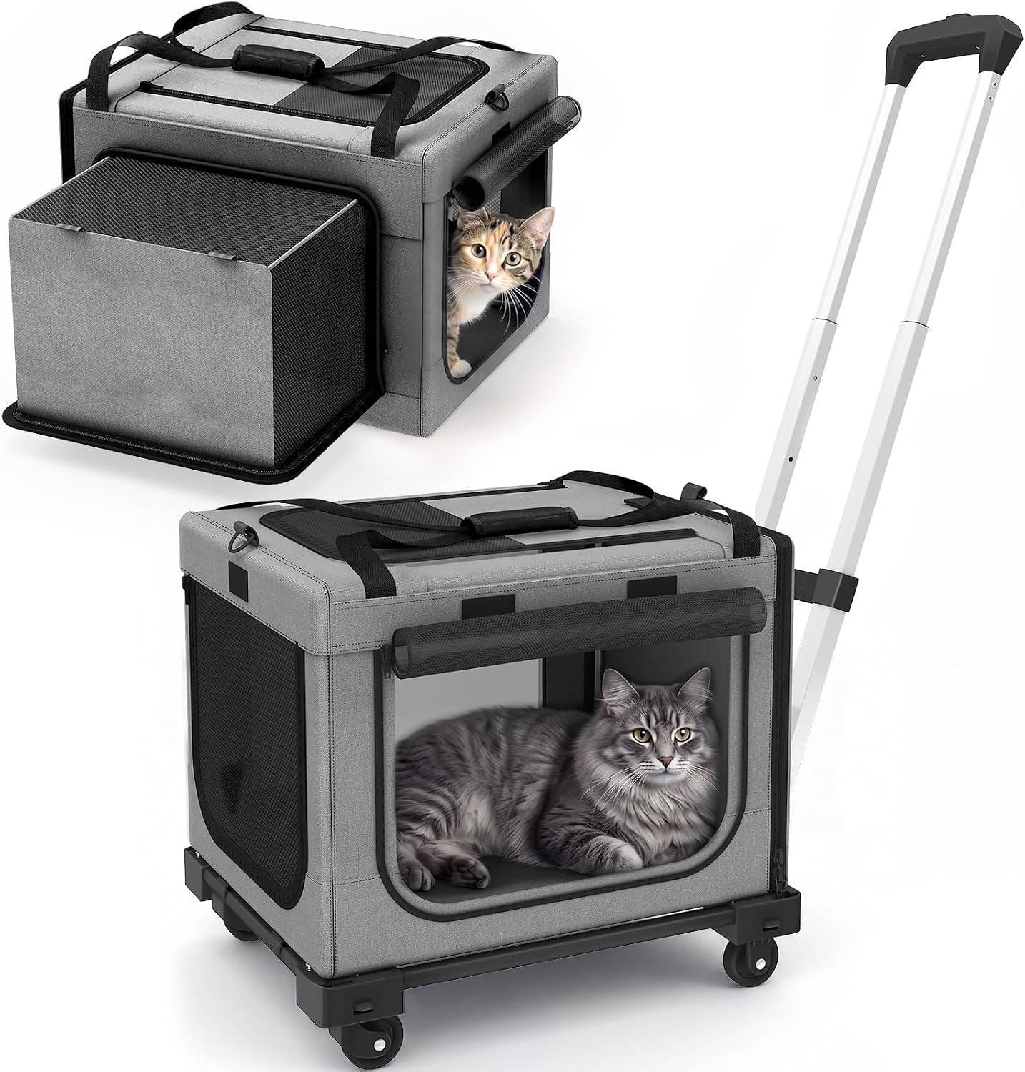 17in-wheeled-expandable-cat-carrier-for-cats-small-dogs-gray-elescopic-rod-expandable-side-room-foldable-breathable-mesh-portable-carrier-for-indoor-outdoor-pet-travel