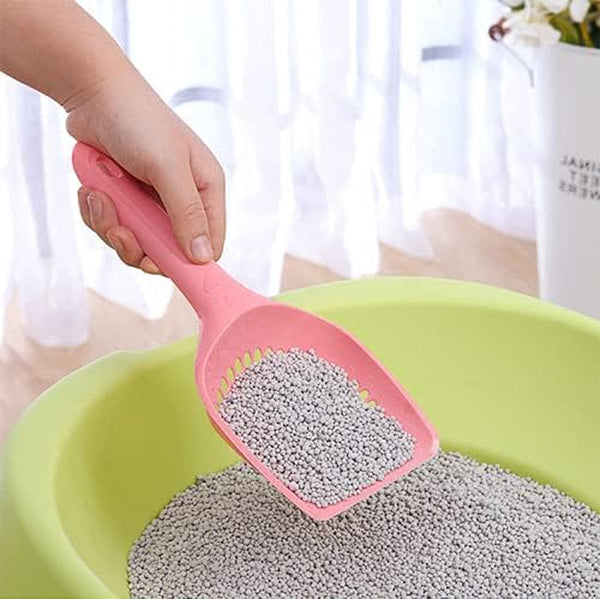 XTYPE Plastic Cat Litter Scoop Pet Care Sand Waste Scooper Shovel Hollow Cleaning Tool Hollow Style Lightweight Durable Easy to Clean Cat Litter Shovel (Color : Dark Brown)4