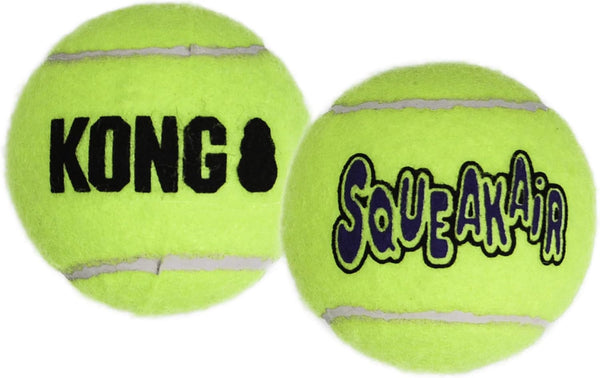 KONG - Squeakair Ball - Dog Toy Premium Squeak Tennis Ball, Gentle on Teeth (Small (6 Pack))2