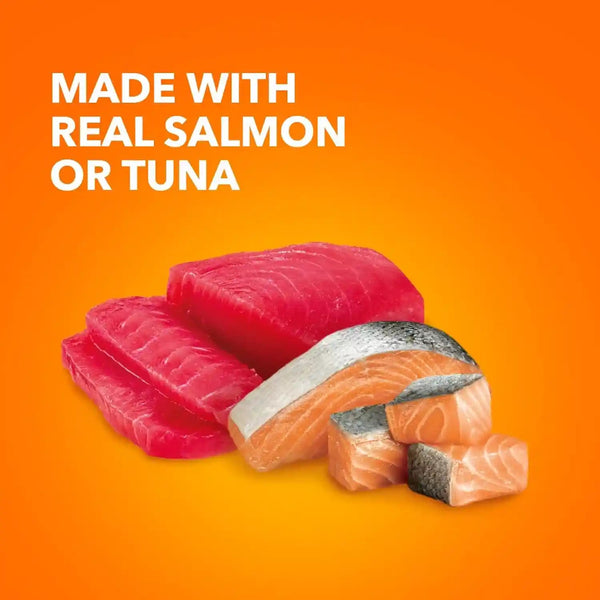IAMS Perfect Portions Cuts in Gravy Wet Cat Food, Tuna & Salmon, 12 Count | Tuna & Salmon Cuts in Gravy, 2.6 Oz. Snap-Peel-Serve Twin Packs, Vitamin E Immune Support, Prebiotic Fiber, Made in USA6