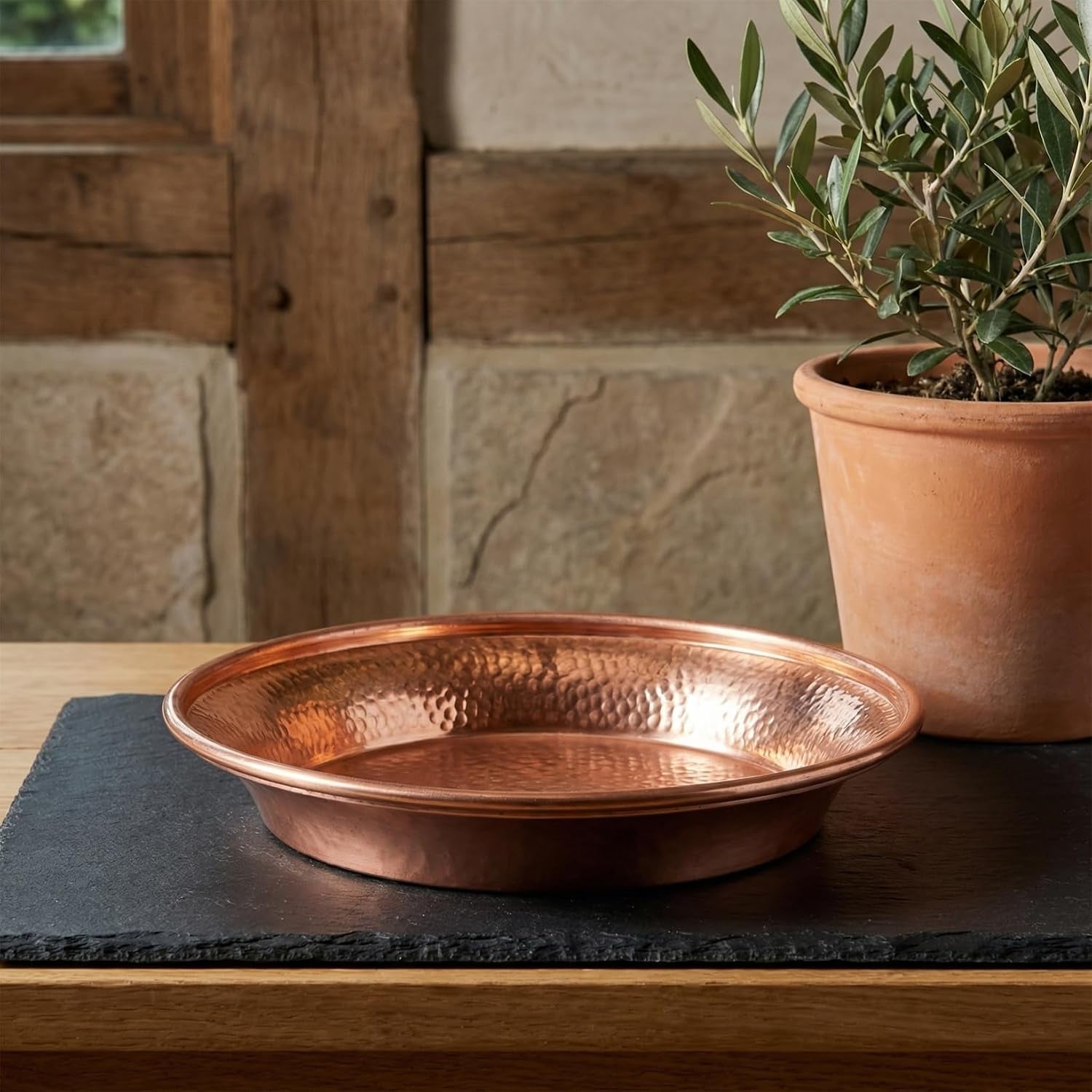 vicasky-copper-pet-bowl-5-inch-luxury-hammered-cat-and-dog-food-water-dish-pet-feeding-bowl-decorative-for-kittens-puppies
