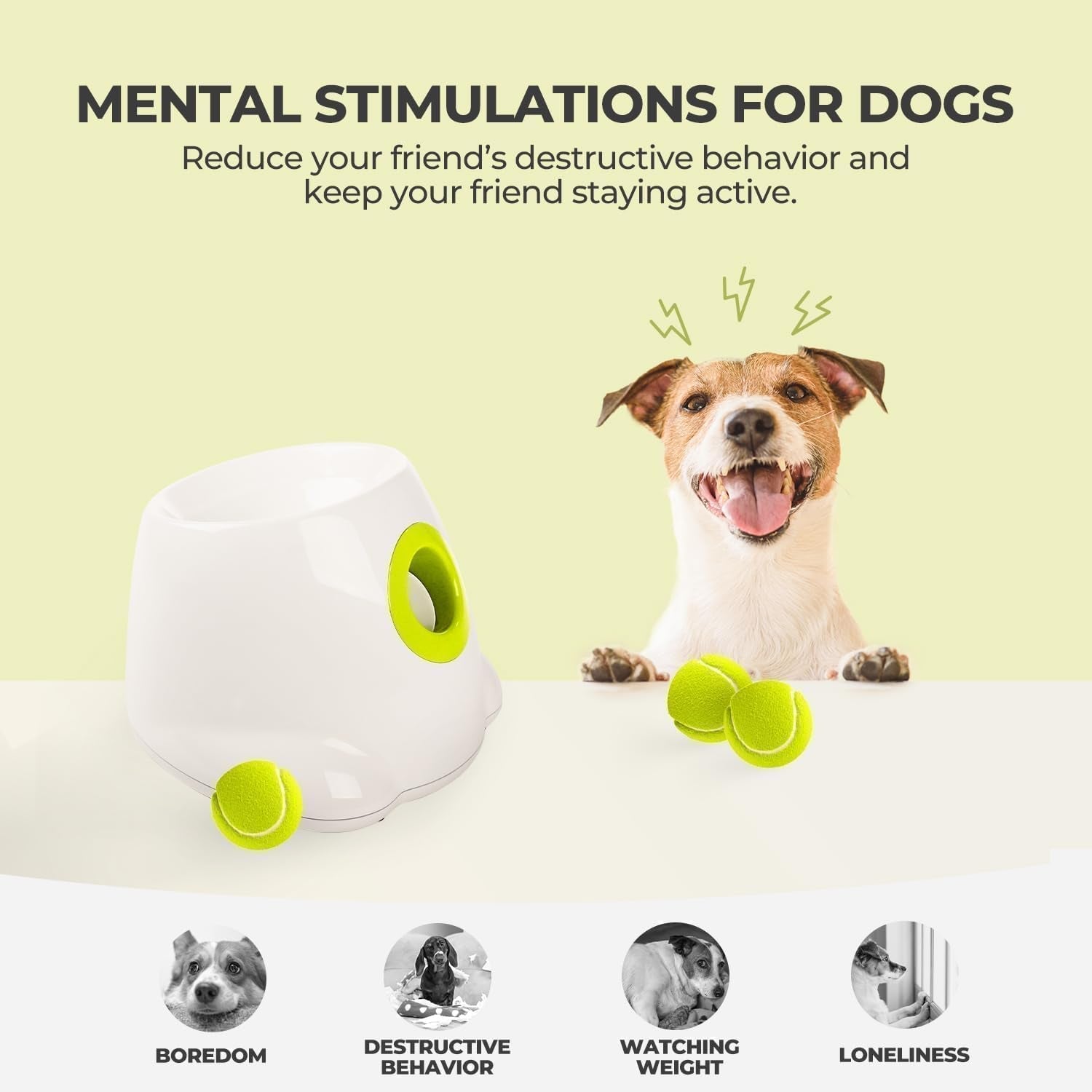 all-for-paws-automatic-dog-ball-launcher-interactive-fetch-toy-for-small-to-medium-dogs-pet-thrower-machine-for-indoor-outdoor-play-3-pcs-2-inch-balls-included