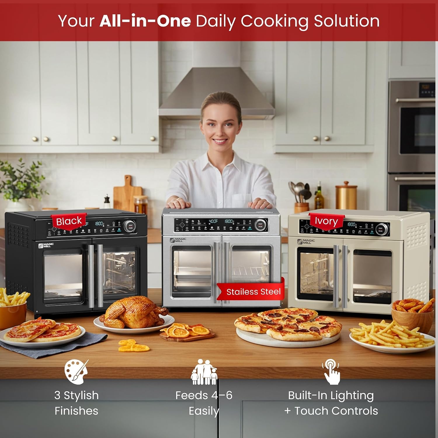 ultra-premium-dual-zone-stainless-steel-air-fryer-toaster-oven-combo-extra-large-32qt-french-door-convection-oven-with-next-gen-patent-technology-13-accessories-rotisserie-sync-finish