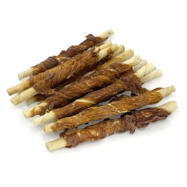 Pet 'N Shape Duck 'N Hide Twists - Duck Wrapped Rawhide Natural Dog Treats, Small, 1 Pound (Pack of 1)9
