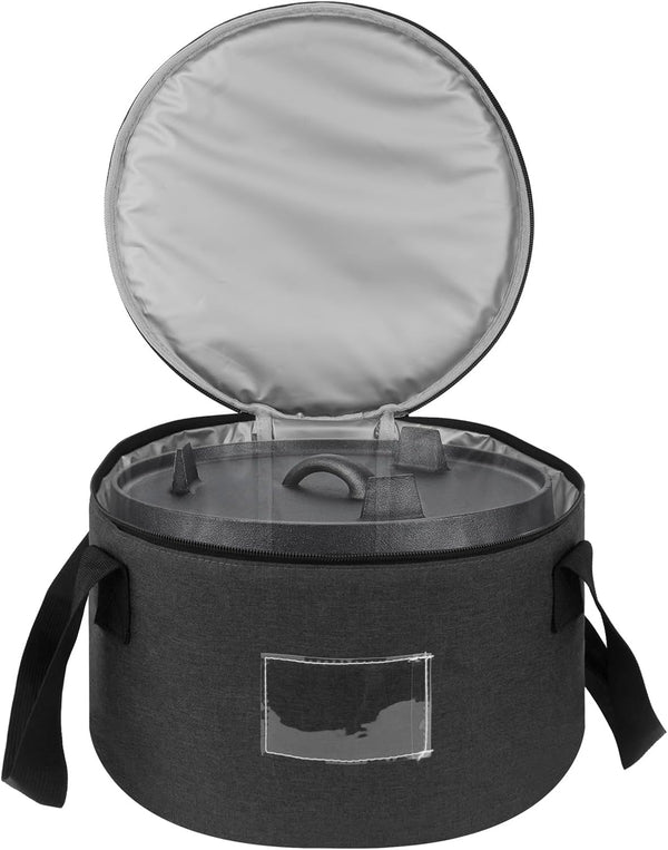 Dutch Oven Carry Bag for 10 Inch Cast Iron Casserole Carrier - Dark Grey1