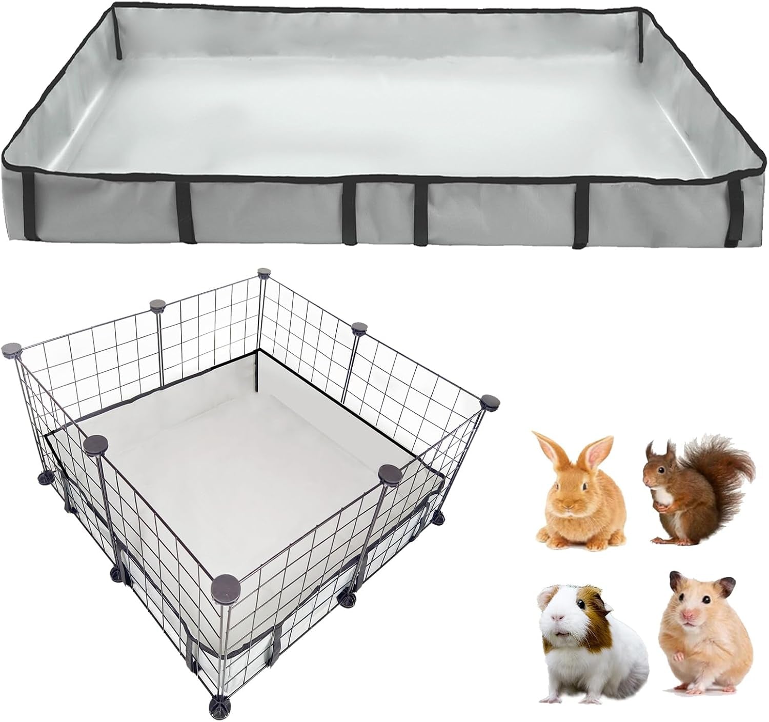 dzwlkj-guinea-pig-cage-liner-tarp-bottom-waterproof-and-washable-available-in-22-sizes-base-also-for-rabbits-bunny-chinchesillas-hedgehog-ferrets-and-other-small-animals24x48-inches