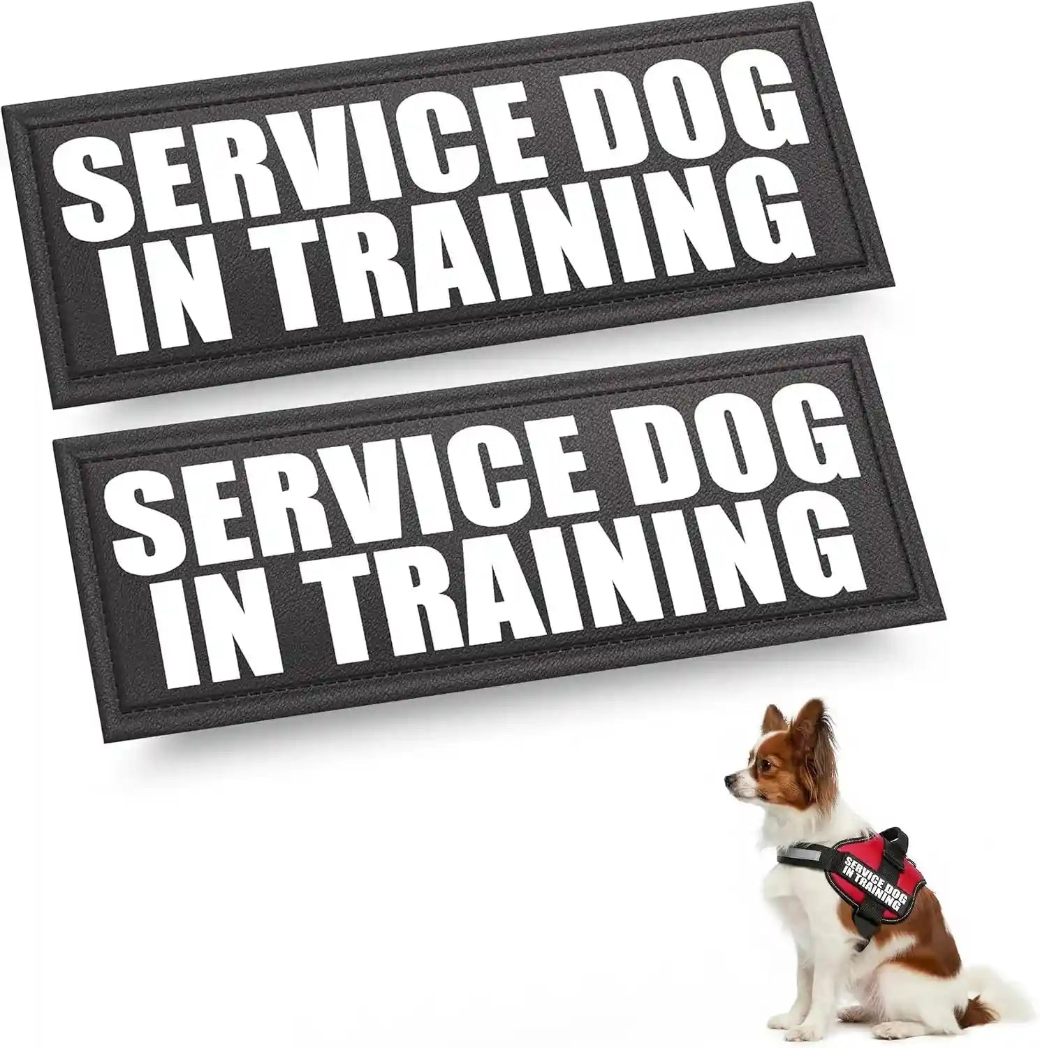 industrial-puppy-emotional-support-dog-patch-reflective-xs-1-x-2-75-in-clear-visibility-durable-vest-patches-for-identification-compatible-with-hook-loop-vest-gear-xs-1x2-75-inch