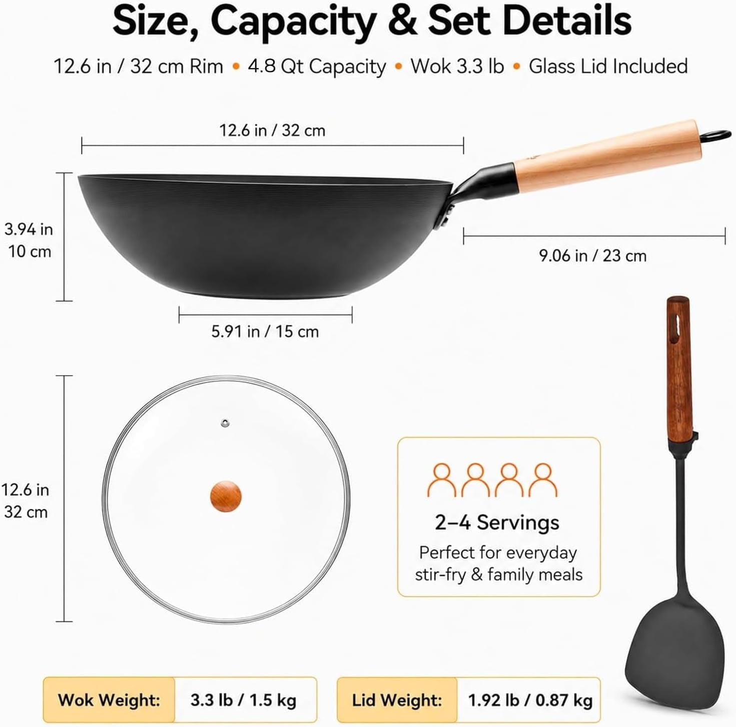 12-6-inch-carbon-steel-wok-pan-with-glass-lid-and-spatula-nitrided-flat-bottom-wok-set-uncoated-stir-fry-pan-for-2-4-servings-gas-electric-ceramic-and-induction-cooktops