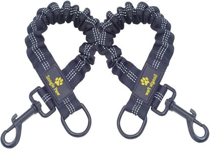 Bungee Dog Leash Extension Attachment, 18” Shock Absorbing Lead Extension Absorber, Prevent Injury on Arm and Shoulder & save Dogs from Getting Hurt, Great for Bicycle, Running, Walking1