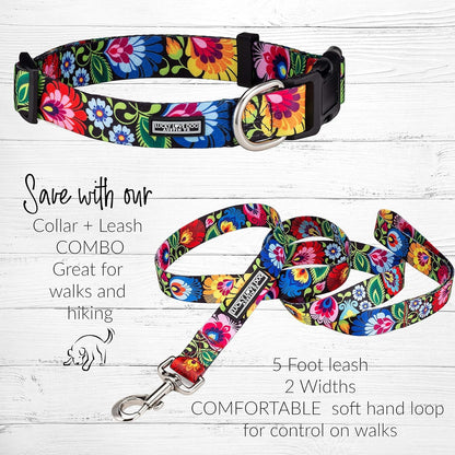 Lucky Love Dog Leash, Beautiful Vivid Patterns, Durable & Long Lasting (Blackbird, Large)7