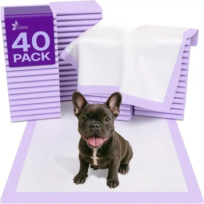 GREEN LIFESTYLE Washable Pee Pads for Dogs - Waterproof Reusable Puppy Pads with Anti-Slip Backing, Pet Training Pad for Puppy Playpen, Crate, Whelping Box, Potty Training (Pack of 6 - 30X34)16