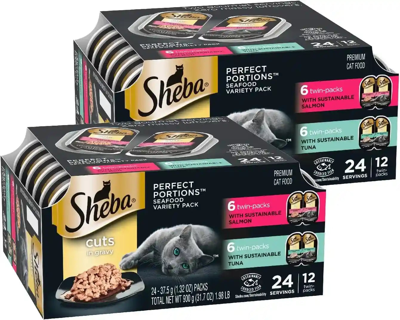 sheba-perfect-portions-cuts-wet-cat-food-multipack-2-6-oz-24-ct-grain-free-chicken-salmon-turkey-flavors-protein-rich-no-corn-or-soy-essential-vitamins-minerals-twin-pack-trays