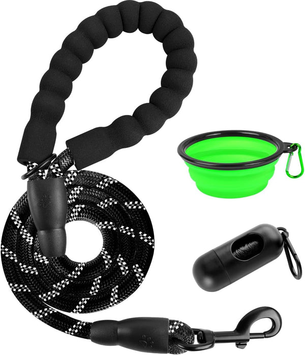 BARKBAY Dog Leashes for Large Dogs Heavy Duty Dog Leash 4/5/6 FT with Comfortable Padded Handle and Highly Reflective Threads for Medium Large Dogs Walking Training Running (5Ft-1/2'',Pink)37