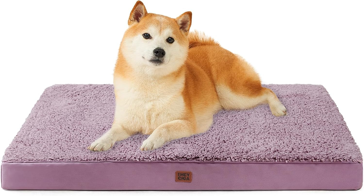 eheyciga-orthopedic-dog-bed-large-with-removable-washable-cover-grey-41x27-egg-crate-foam-support-durable-oxford-fabric-non-slip-bottom-machine-washable-soft-waterproof-plush-pet-bed-mat-for-crate