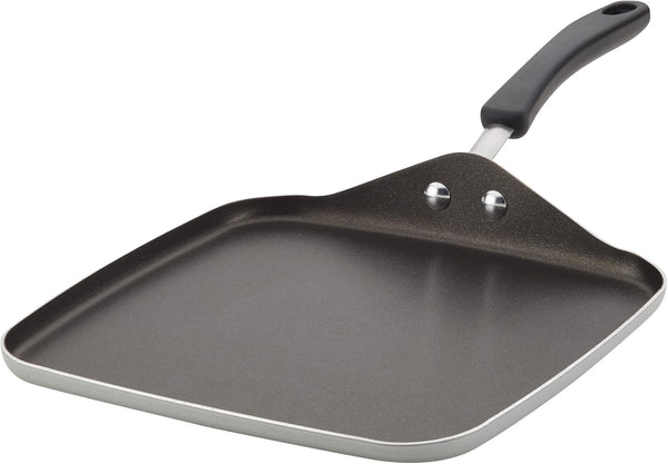 Cookstart Aluminum Diamondmax Nonstick Square Griddle Pan, 11-Inch, Silver1