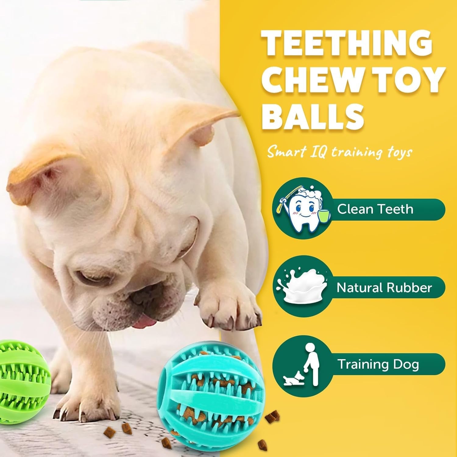 puptily-2-different-functions-interactive-ball-for-dogs-2-5-squeaky-dog-balls-toys-and-puppy-teething-chew-toy-balls-for-small-dogs-for-clean-teeth-and-training-5pcs
