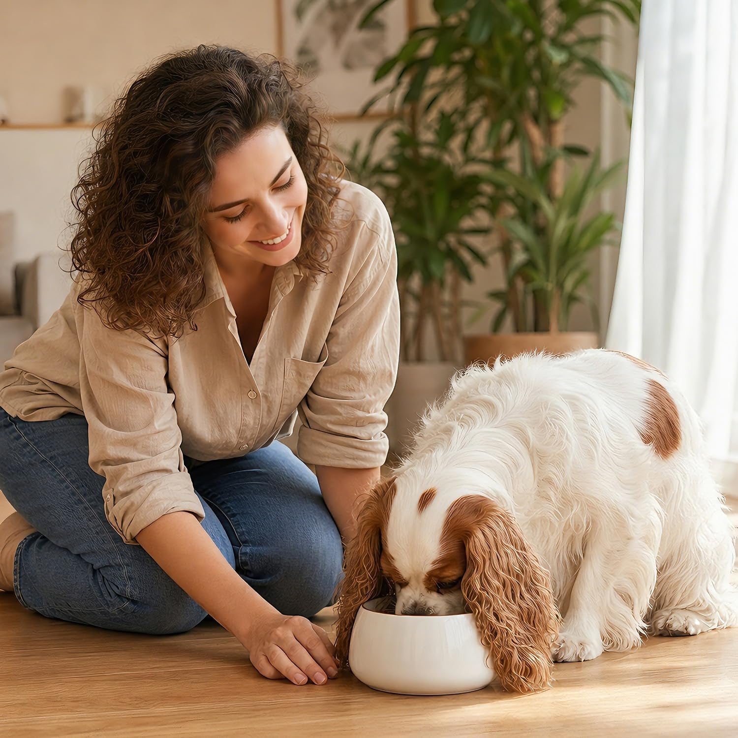 2-pack-37-oz-long-ear-dog-bowl-ceramic-dog-water-bowls-for-spaniel-cocker-long-eared-dog-bowl-no-spill-water-and-food-pet-bowls-for-spaniel-cocker-beagle-bassett-hound