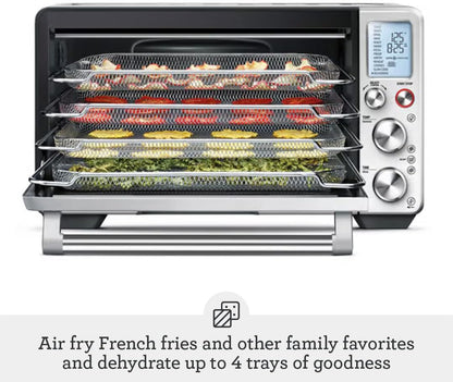 Breville BOV900BSS Smart Oven Air Fryer Pro, Brushed Stainless Steel | Roast, Bake, Dehydrate and More with Countertop Oven'S 13 Functions | Convection Setting Reduces Cook Time by up to 30%5