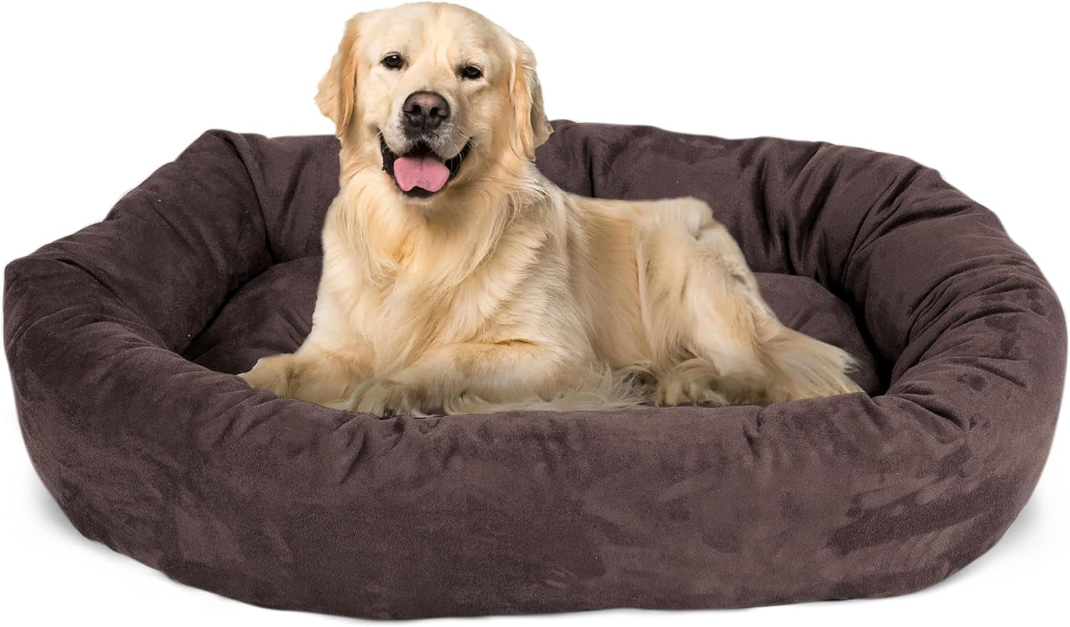 majestic-pet-32-inch-suede-calming-dog-bed-washable-cozy-soft-round-dog-bed-with-spine-support-for-dogs-to-rest-their-head-fluffy-donut-dog-bed-32x23x7-inch-round-pet-bed-medium-sage