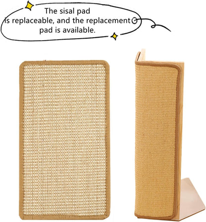 SHENGOCASE 2-Pack 24.5" Tall Sofa Couch Corner Cat Sisal Scratcher, Scratching Post,Scratch Post, Couch Protector, Replaceable Scratch Pad Mat6