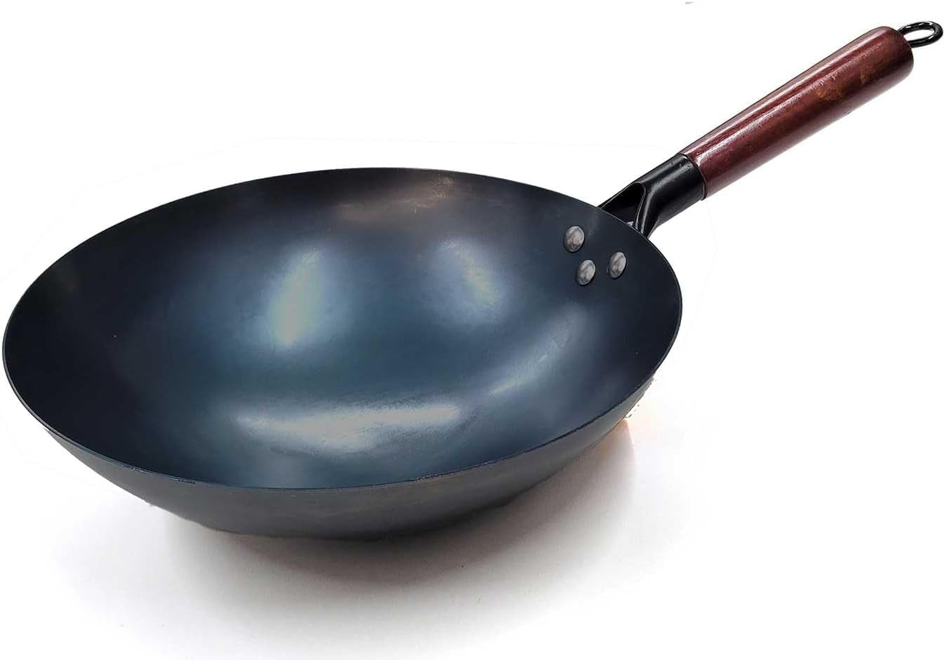 chinese-100-hand-hammered-iron-woks-stir-fry-pans-non-stick-no-coating-less-oil-36cm-black-seasoned-wooden-handle