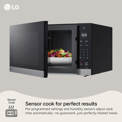 LG Countertop Microwave, 2.0 Cu. Ft., Stainless Steel, 23.9X13.6X19.8 Inches, Smart Inverter, Sensor Cooking, 1200 Watts3