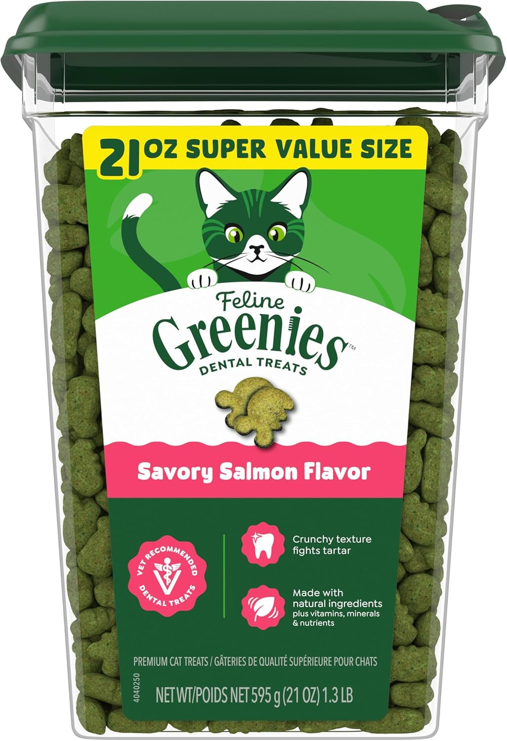 greenies-feline-natural-crunchy-dental-cat-treats-salmon-flavor-21-oz-1-vet-recommended-clinically-proven-oral-care-36-less-tartar-in-28-days-cleans-to-gumline-natural-ingredients