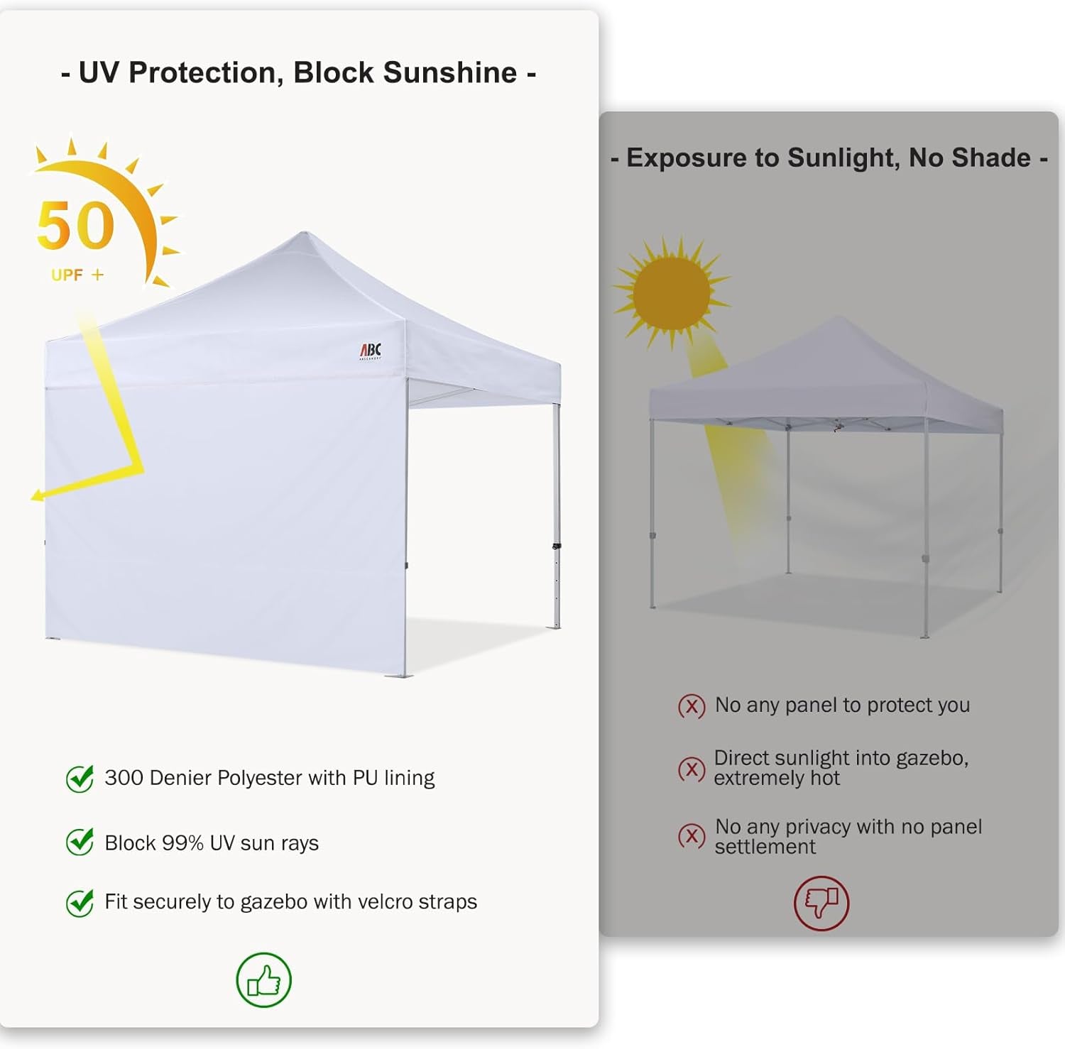 instant-canopy-sunwall-10x10-ft-no-frame-or-top-white