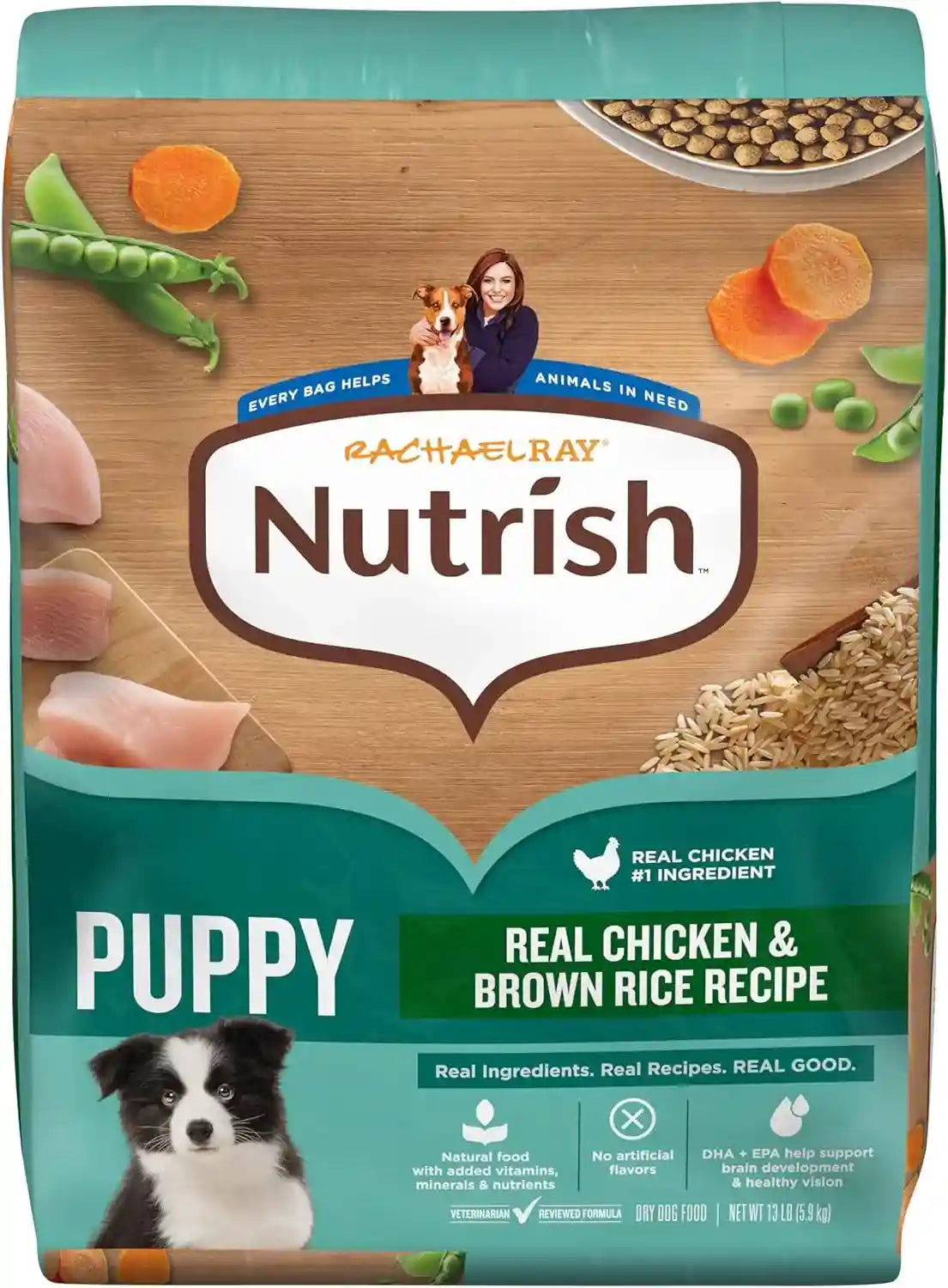 nutrish-rachael-ray-dry-dog-food-puppy-real-chicken-brown-rice-recipe-13-lb-bag