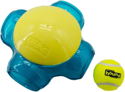 Outward Hound Squeaker Ballz – Squeaky Tennis Balls for Dogs under 50 Lbs, Interactive Dog Toy for Fetch & Training, Medium (2.5"), 4‑Pack8